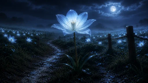 Pretty flowers, bad judgment, worse moonlight.